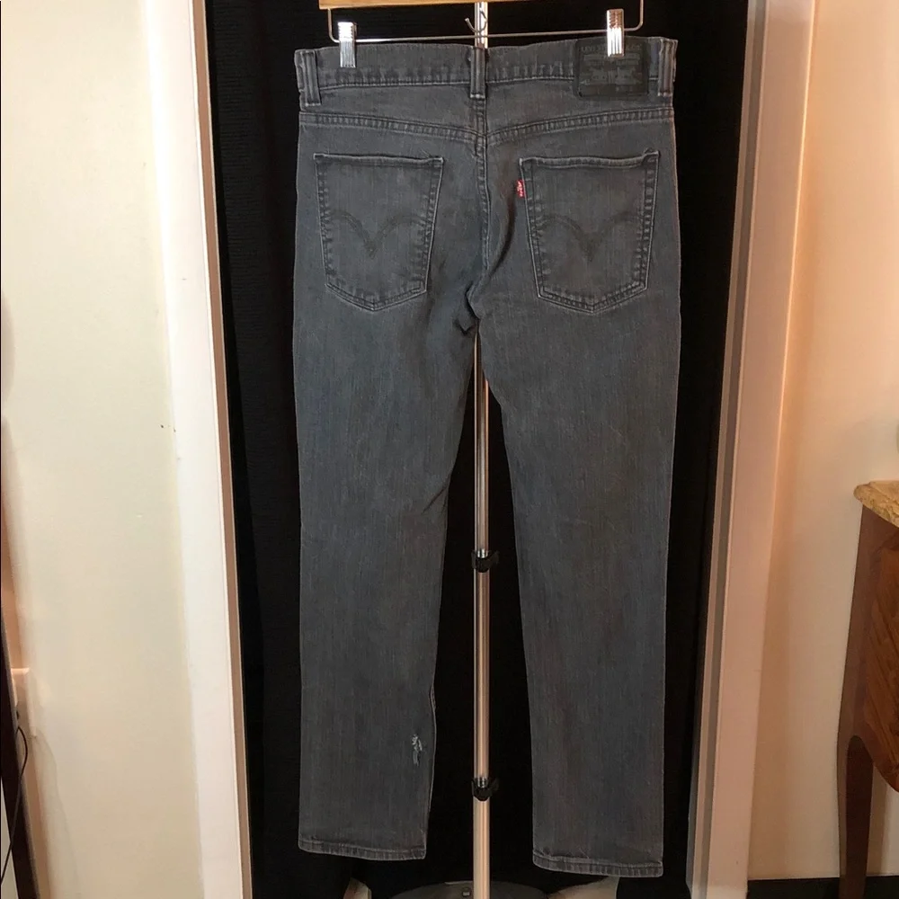 LEVI’S 511 GRAY SKINNY JEANS • 34 x 32
